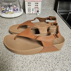 Fitflop Tan Leather Sandals